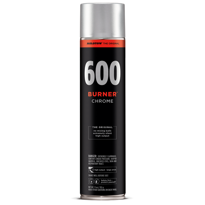 BURNER™ Króm festékszóró spray 600 ml