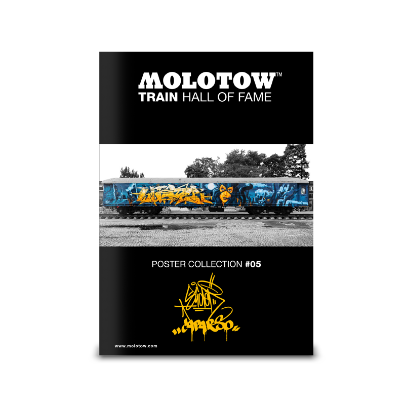 MOLOTOW™ vonat poszter #05 "SLIDER & CAPARSO"