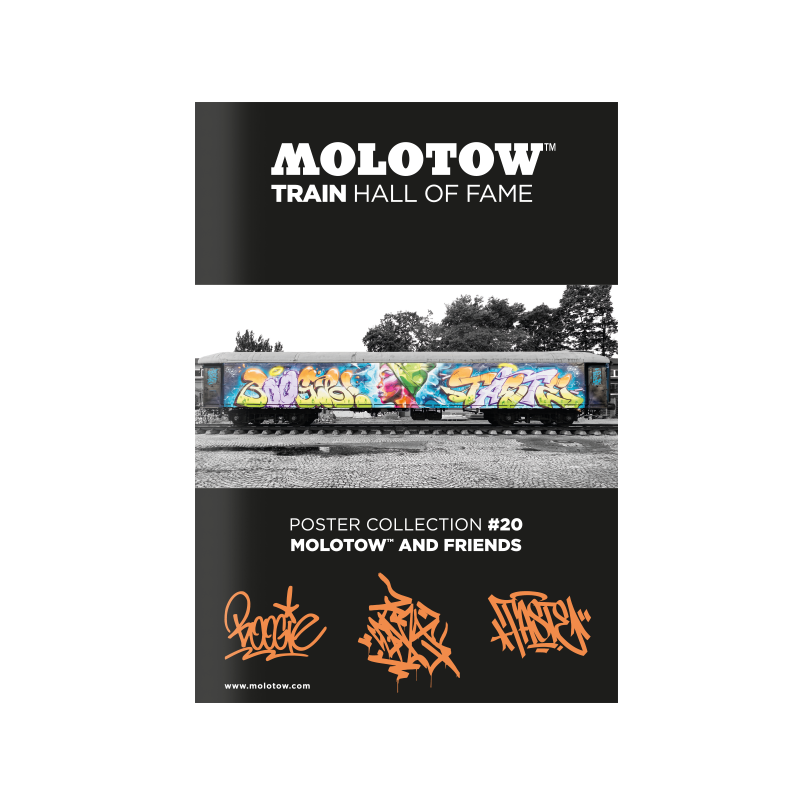 MOLOTOW™ vonat poszter  #20 “MOLOTOW™ AND FRIENDS”