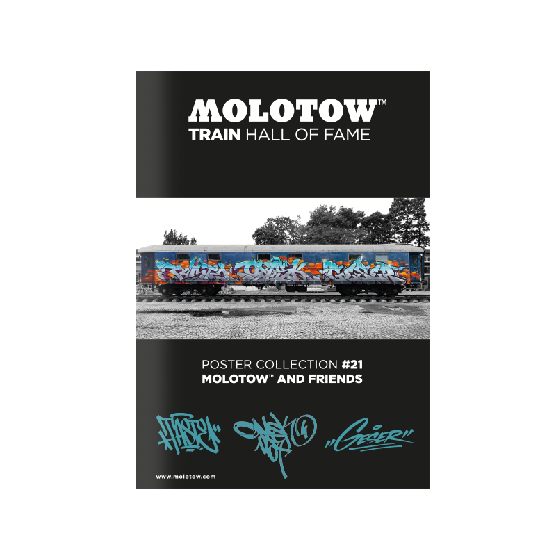 MOLOTOW™ vonat poszter #21 “MOLOTOW™ AND FRIENDS”