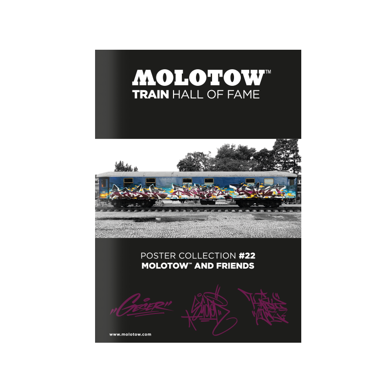 MOLOTOW™ vonat poszter #22 “MOLOTOW™ AND FRIENDS”
