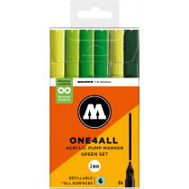 ONE4ALL™ 127HS 2mm 6x Green Set-Clear Box