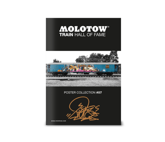 MOLOTOW™ vonat poszter #07 "RIOT"