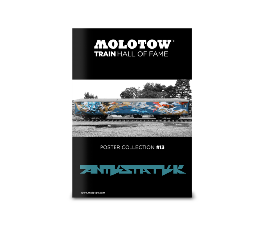 MOLOTOW™ Vonat poszter #13 "ANTISTATIK