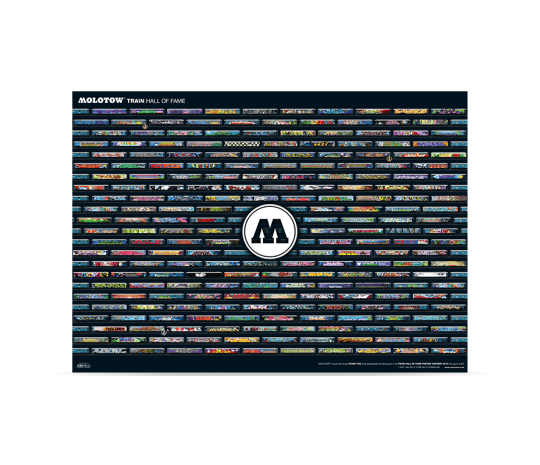 MOLOTOW™ Train Hall of Fame Poster Contest "Mosaik Poster"