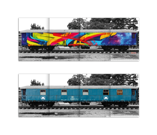 MOLOTOW™ vonat dicsőség csarnoka MadC Mega poszter