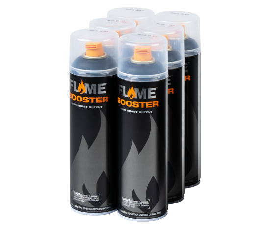 FLAME™ BOOSTER 6 PACK BLACK