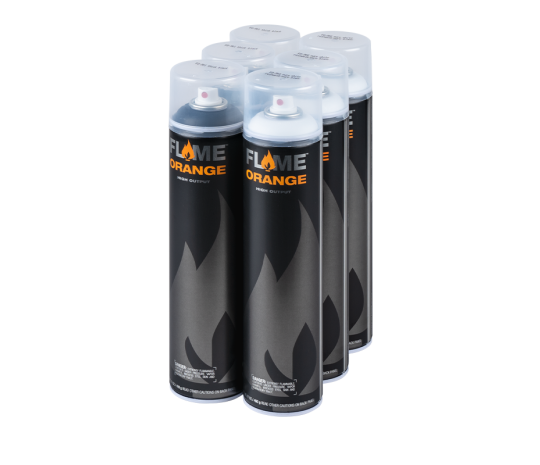 FLAME™ ORANGE 600 ML BLACK & WHITE 6 PACK
