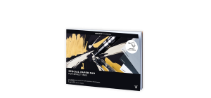 SPECIAL PAPER PAD FOR EFFECT INKS DIN A4 LANDSCAPE